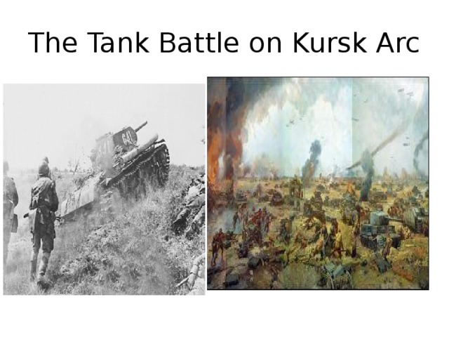 The Tank Battle on Kursk Arc 