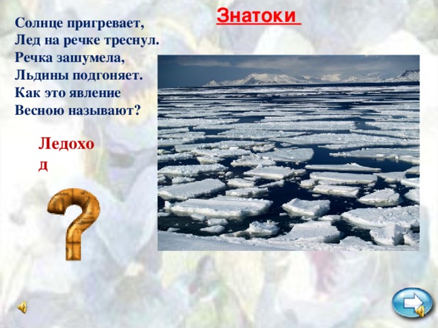 Спишите описание движения льдин. Загадка про ледоход. Ребус ледоход. Названия льдин. Загадка про ледоход для детей.