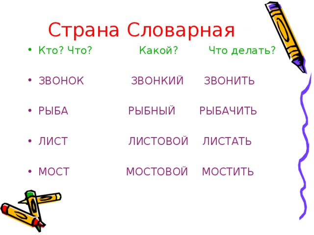 Кому что словарное слово