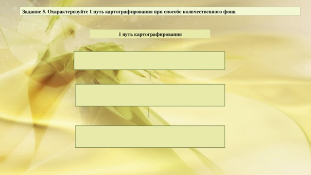 Что изображают на картах с помощью качественного фона