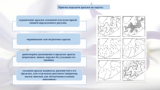 Методы изображения ареала