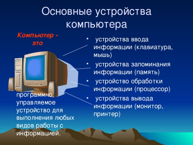 Что является ресурсами компьютера