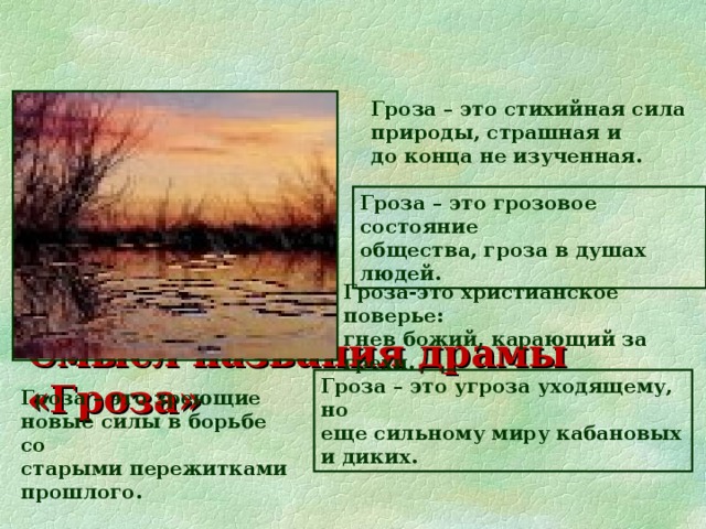 Название пьесы гроза. Гроза в обществе в пьесе гроза. История написания драмы гроза. Гроза в обществе Островский. Природа в пьесе гроза.