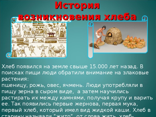 История хлеба проект