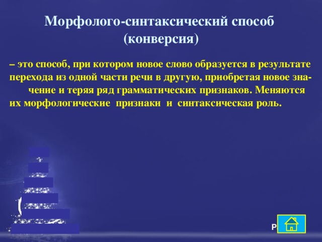 Синтаксический способ. Морфолого-синтаксический способ словообразования. Морфолого-синтаксический способ словообразования примеры. Морфологический синтаксический способ словообразования. Слова образованные морфолого-синтаксическим способом.