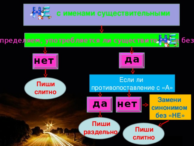 Несчастливый синоним без не