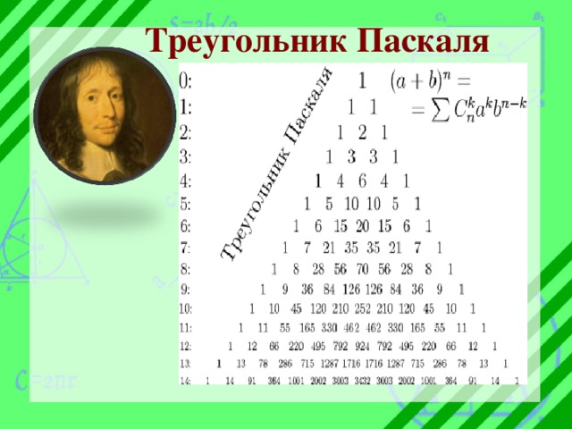 Найдите числовое значение треугольника