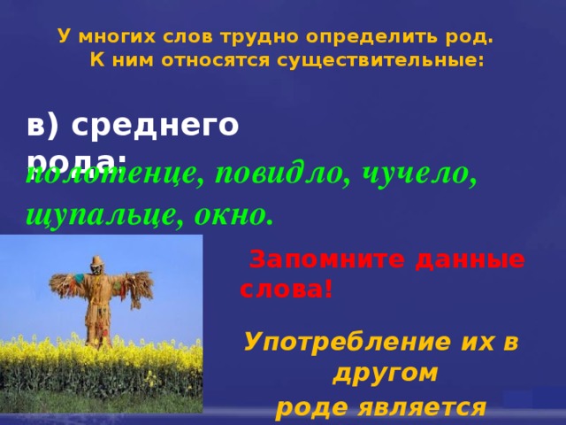 Рода является. Определить род слова чучело. Слова с трудно определяемым Родом. Щупальце определить род. Чучело род существительного.