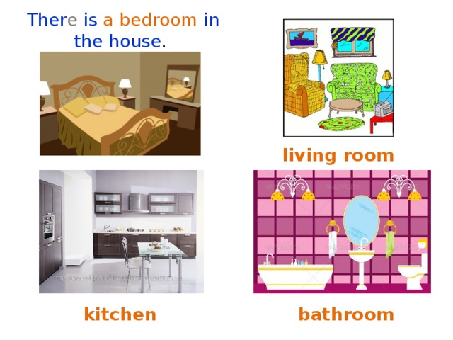 Ther e is a bedroom in the house . living room bathroom kitchen 