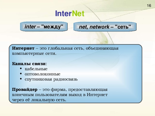 Inter Net inter – 