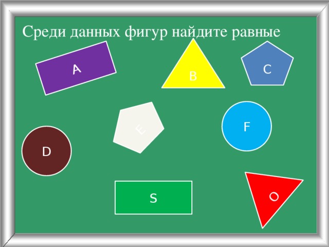 Равенство фигур 5 класс презентация