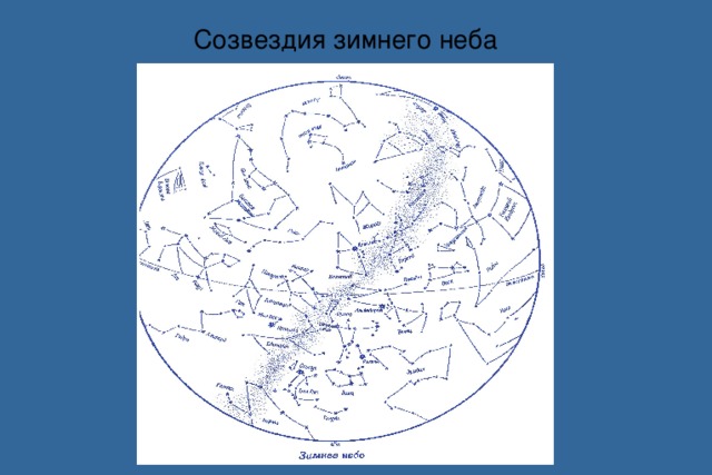 Карта звездного неба курган