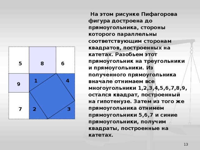 Боковые стороны квадрата. Пифагоровы фигуры. Квадраты построенные на сторонах прямоугольника. Из прямоугольника построить квадрат. Постройте на сторонах прямоугольника построены квадраты.