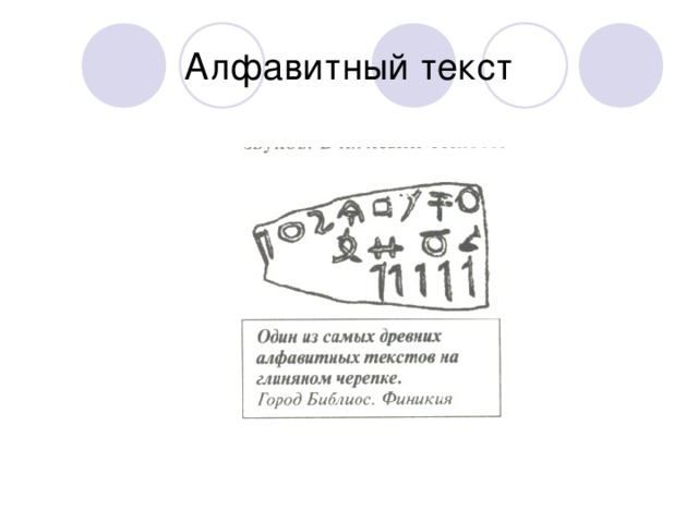 Алфавитный текст 