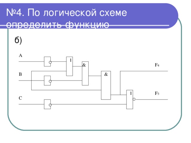 Что значит 1 в логической схеме