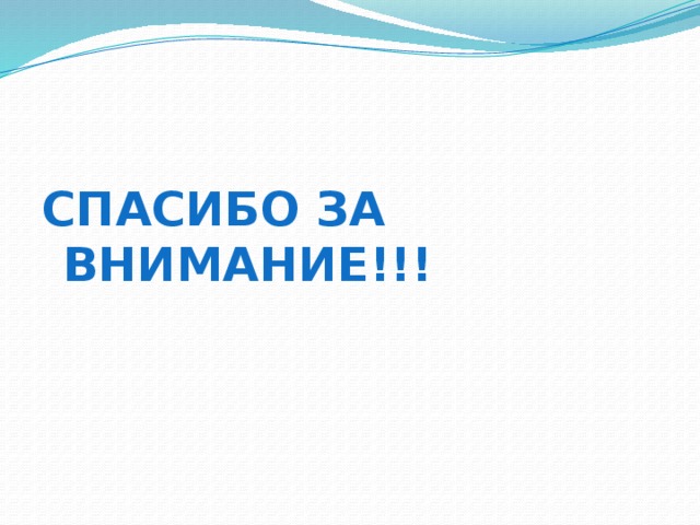 Спасибо за внимание!!! 