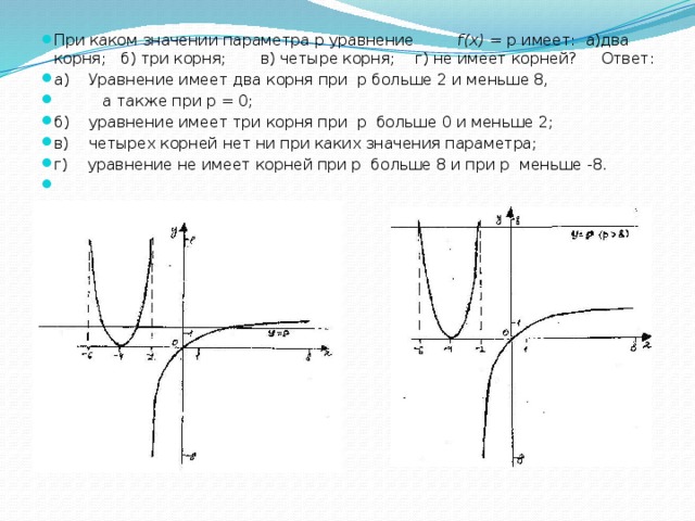 При каких значениях f x 1. При каких значениях параметра а уравнение имеет два корня. При каких значениях параметра а. При каких значениях параметра p уравнение имеет два корня. При каких значениях параметра p.