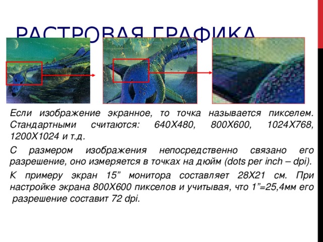 Как называется точка экранного изображения