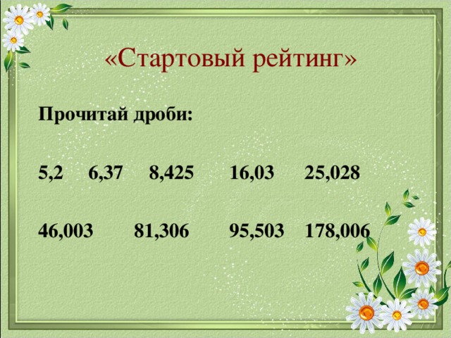 Записать дробью 2 4. Как записать, дробью 3,6. Стартовый рейтинг. 25 28 Ка читать дробью.