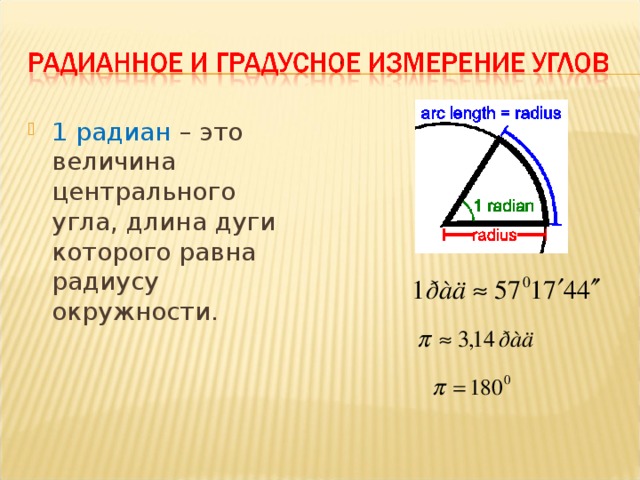 Как найти длину угла