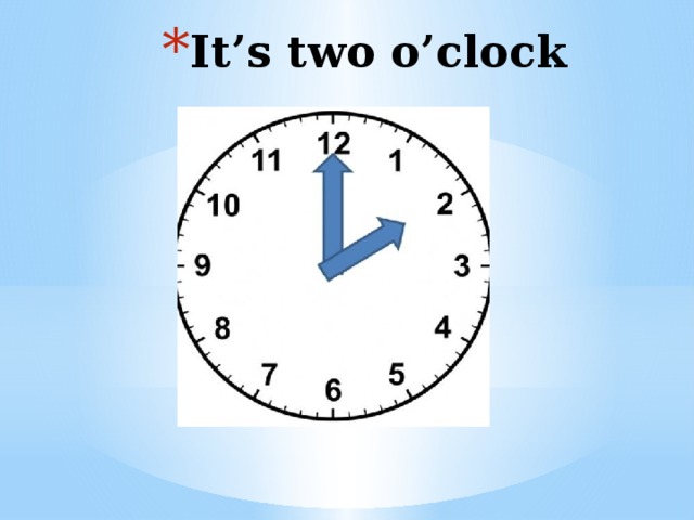 4 o clock перевод. Часы 2 o'Clock. Its ten o Clock. It's two o'Clock.