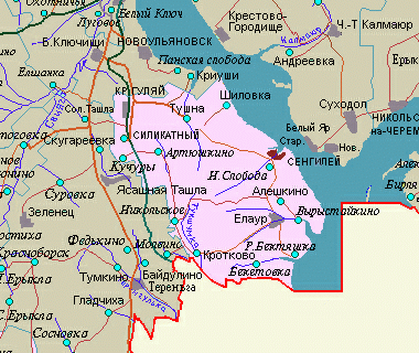 Силикатный поселок ульяновск карта