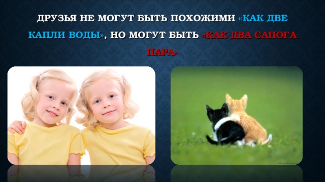 Нужны ли друзья. Похожи как две капли воды. Как две капли воды. Как две капли похожи. Поговорка как две капли воды.