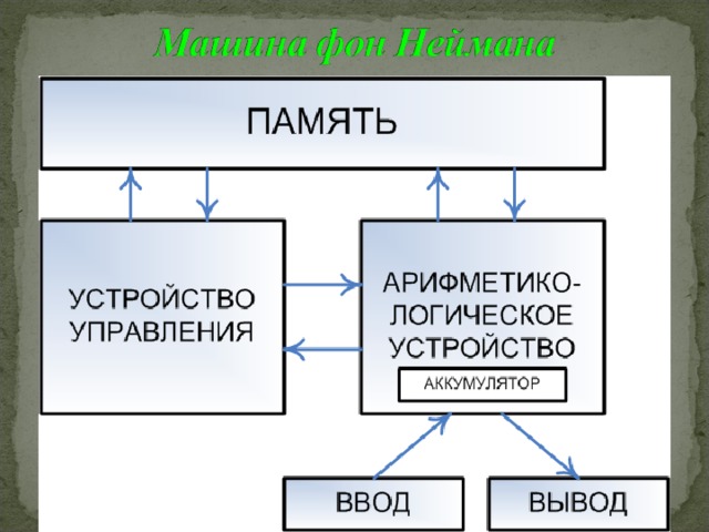 Структура эвм по фон нейману