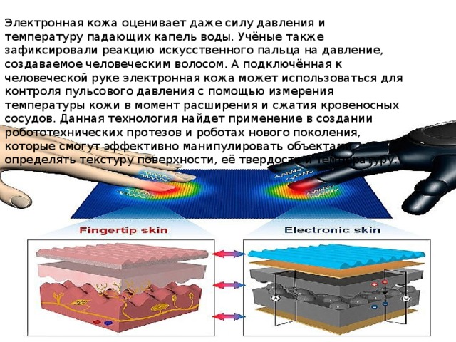 Электронная кожа презентация