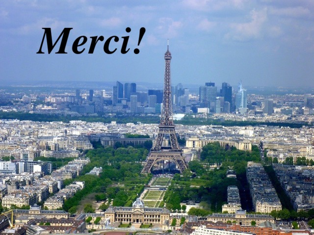 Merci! 