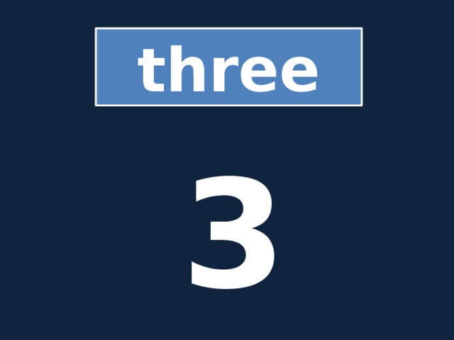 three 3 