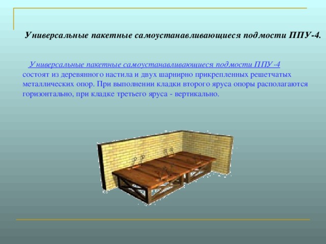 Подмости. Леса (презентация)