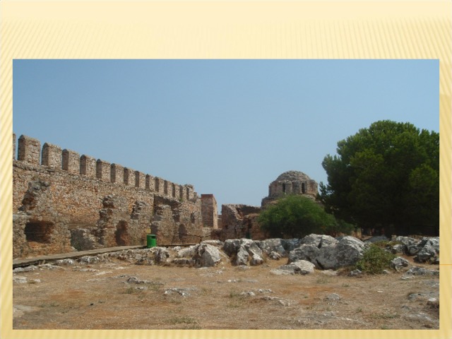 Развалины аланийской крепости 