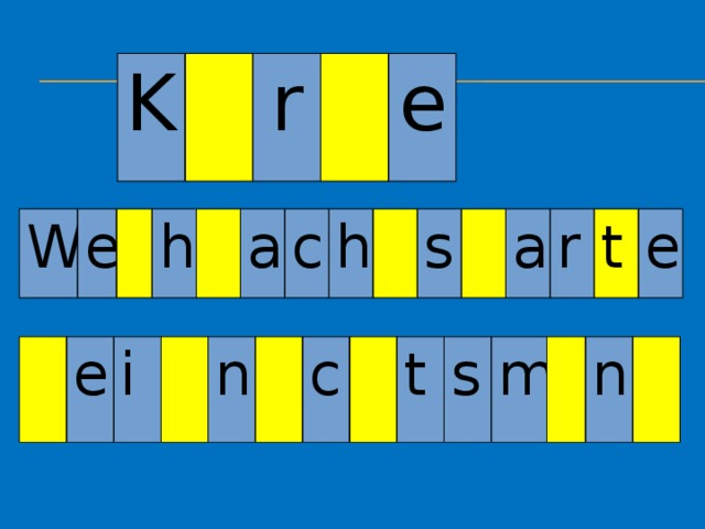 K r e W e h a c h s a r t e e i n c t s m n 