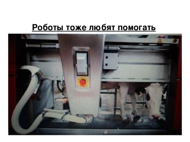 Роботы тоже любят помогать  