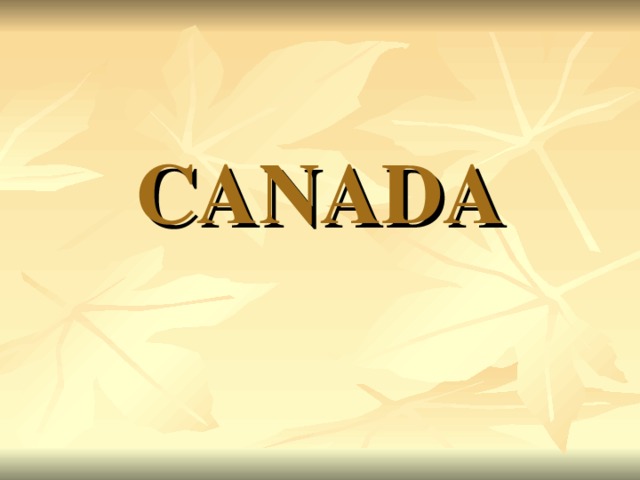 CANADA  