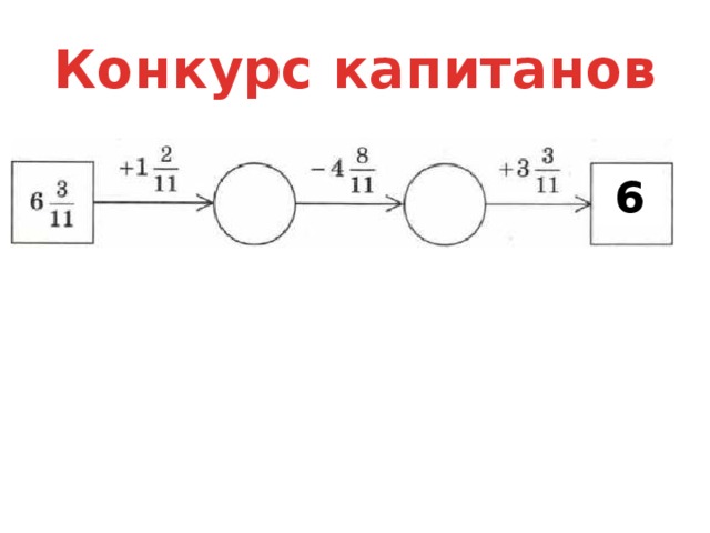 Конкурс капитанов 6 