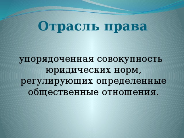 Совокупность юридических норм регулирующих общественные отношения