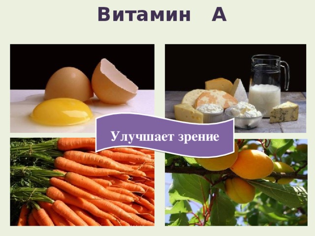 Витамин А Улучшает зрение 