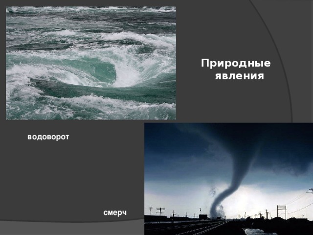 Природные явления водоворот смерч 