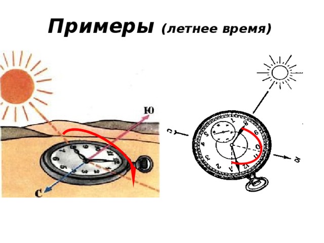Примеры (летнее время) 