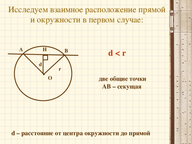 На рисунке показано взаимное расположение предмета ав и плоского зеркала