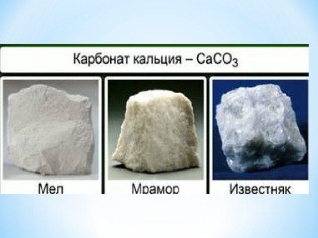 Карбонат кальция используется для производства. Карбонат кальция caco3. Карбонат кальция мел мрамор известняк. Хим формула мела, мрамора.
