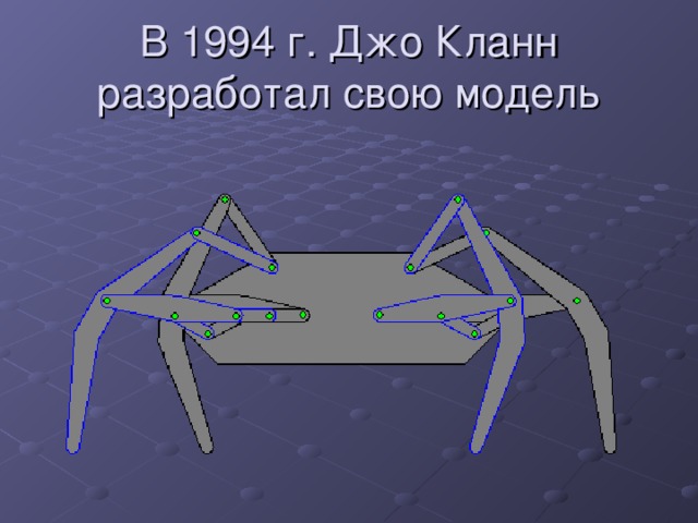 В 1994 г. Джо Кланн разработал свою модель 
