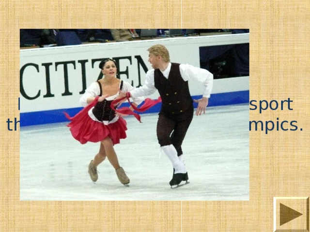 Name the first ever winter sport that was included in the Olympics. 