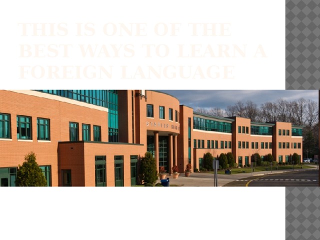 this is one of the best ways to learn a foreign language 