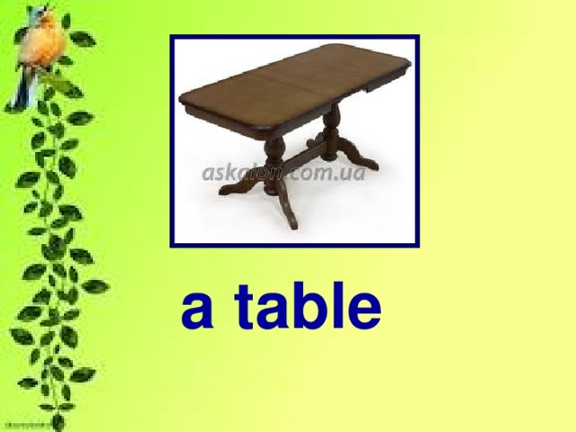 a table 