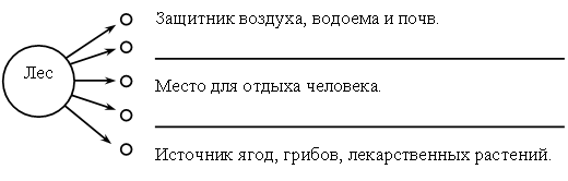 Лес защитник воздуха водоемов и почв рисунок