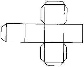 Развертка 7 класс. Развертка Куба 7х7. Развертка Куба со стороной 6.5 см. Развертка Куба 7 на 7 см. Развёртка Куба для склеивания.