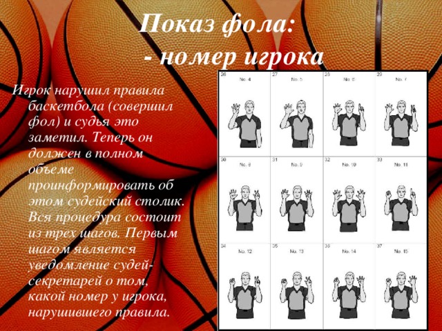 Позиция б. Жесты судей в баскетболе номера игроков. Судейские жесты баскетбол номер игрока. Номера позиций в баскетболе. Фол в баскетболе судья.